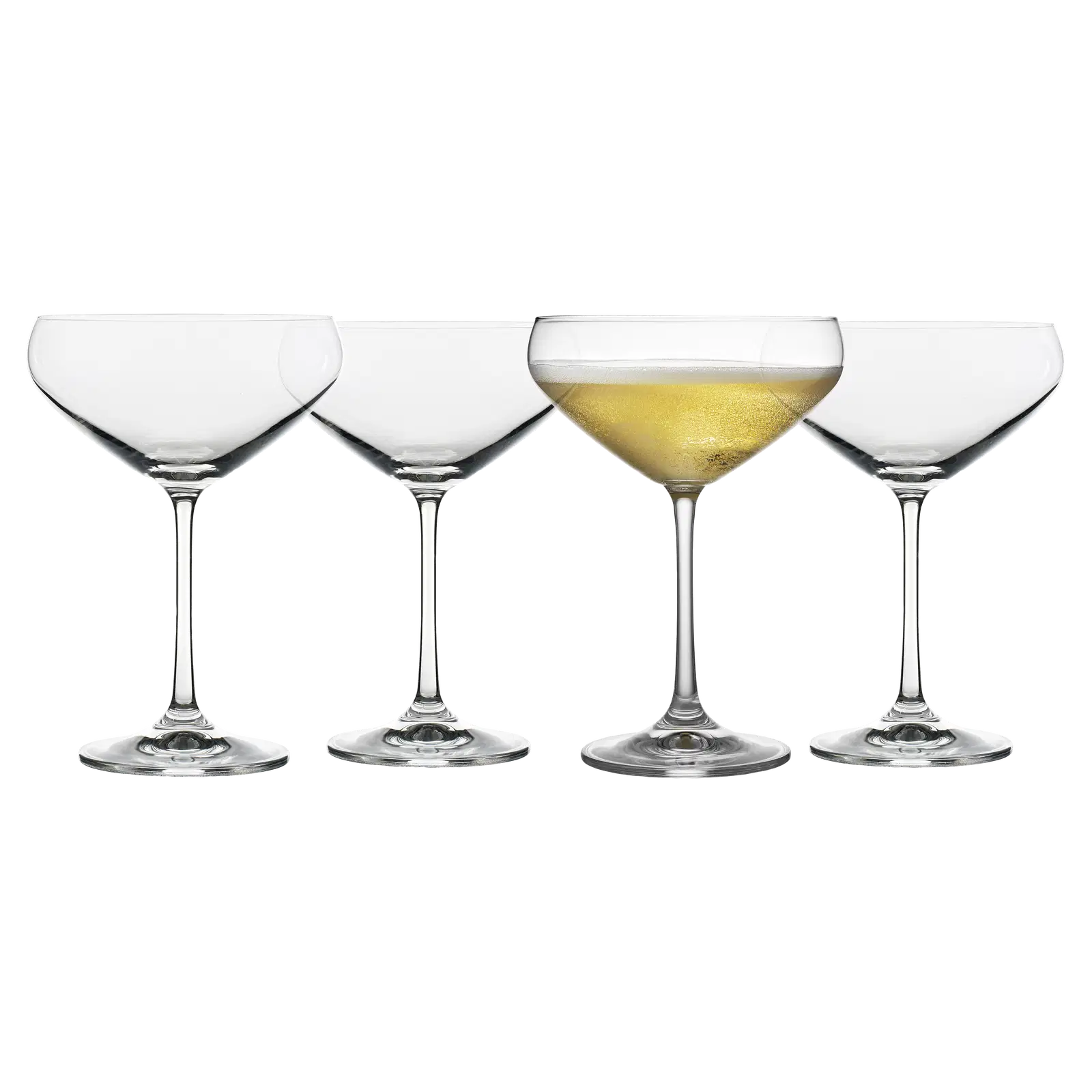 Lyngby Glas Juvel Champagneskål 34 cl 4 stk.